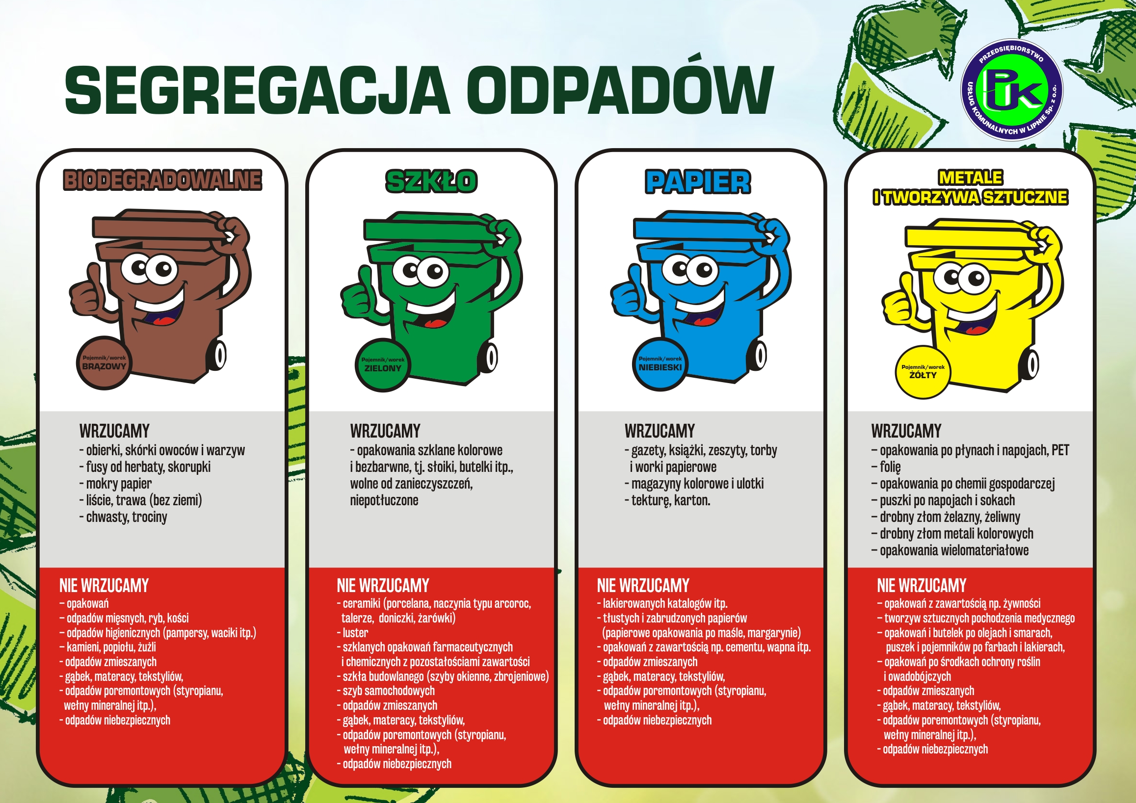 Dzień bez śmiecenia.